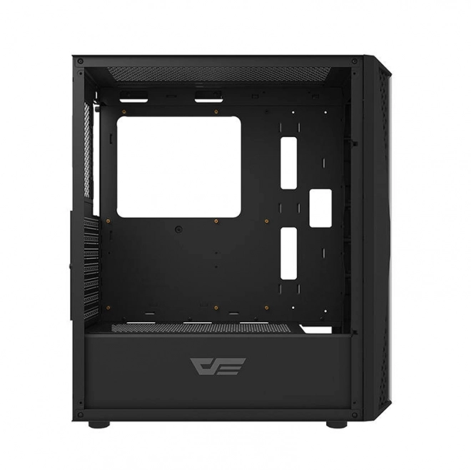 Darkflash computer case with 4 RGB fans