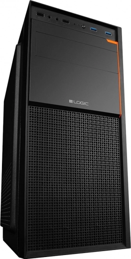 Moderní design s oranžovými akcenty