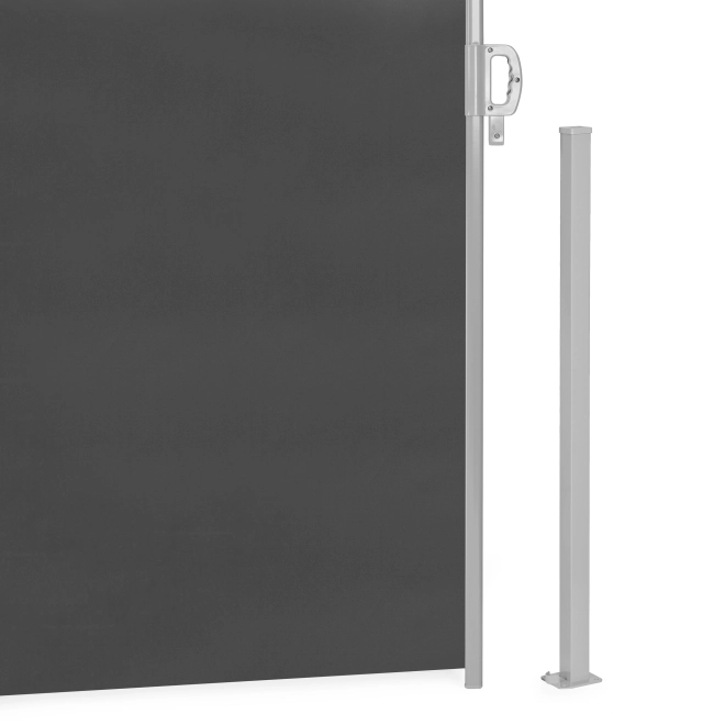 Folding Side Awning 350x180 cm for Garden or Patio Anthracite