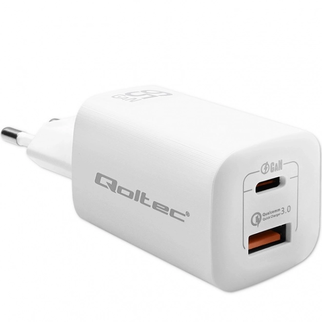 65W GaN ULTRA USB-C PD and USB QC 3.0 Wall Charger