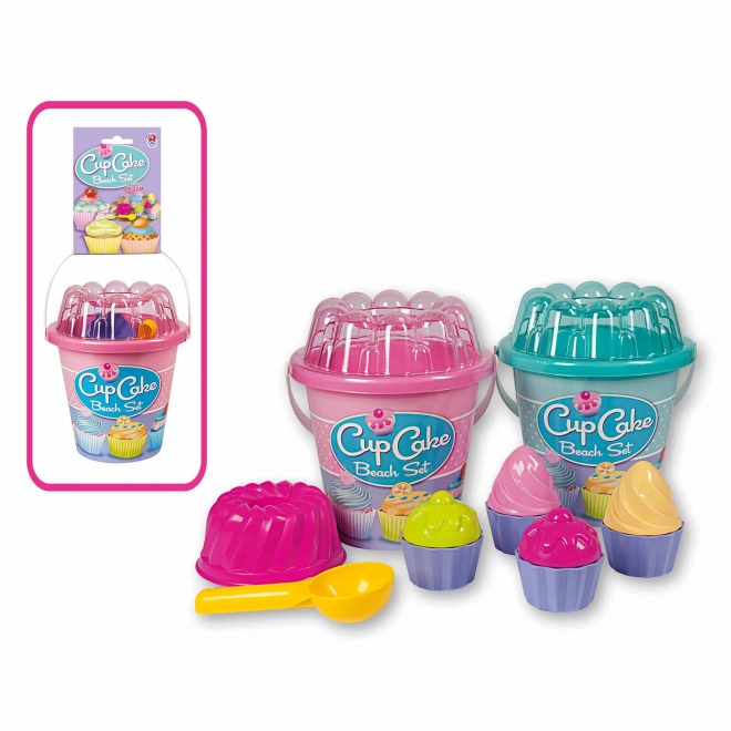 Androni Sand cake set medium – Pink