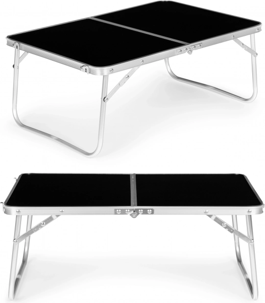 Tourist table small folding picnic table 60x40cm black