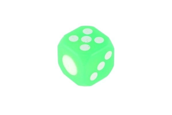 Glowing Silicone Cube 3 cm - 1pc