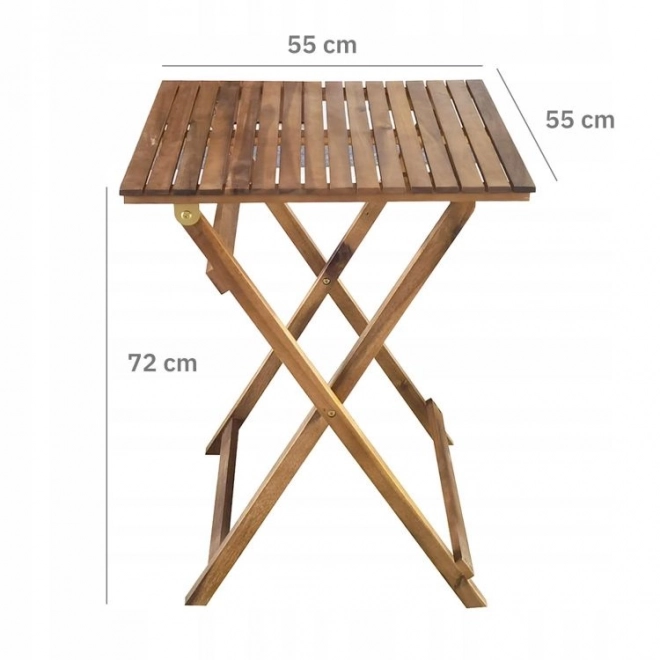Acacia Wood Garden Furniture Set