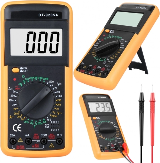 Áttekinthető nagy LCD kijelző