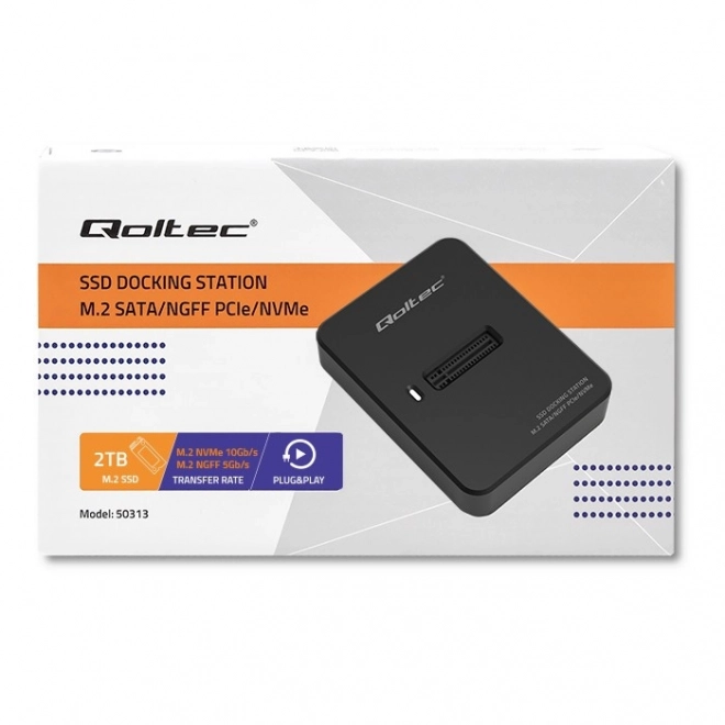 Qoltec Docking Station for SSD M.2 SATA & PCIe