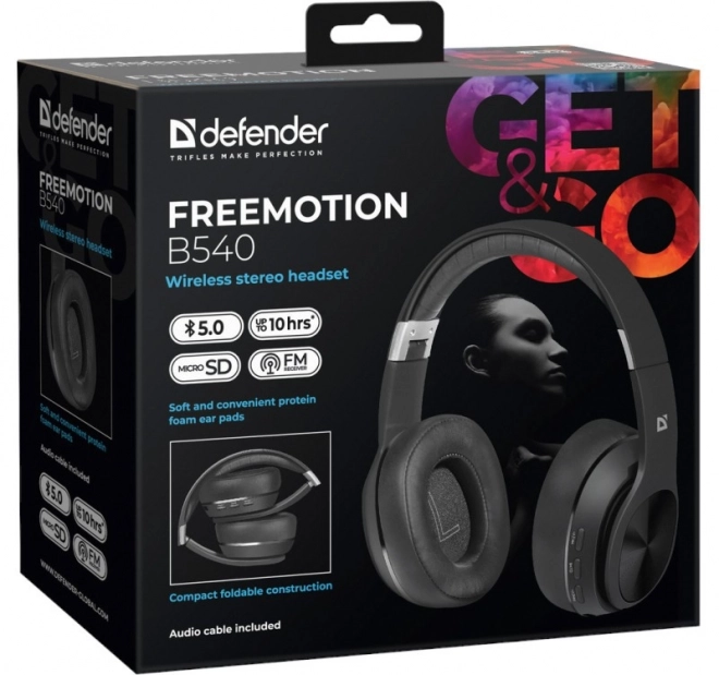 Wireless Over-Ear Headphones FreeMotion B540 Black