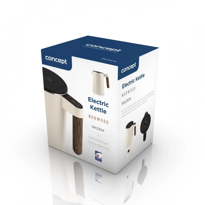 Bollitore elettrico Norwood 1.5L in vaniglia