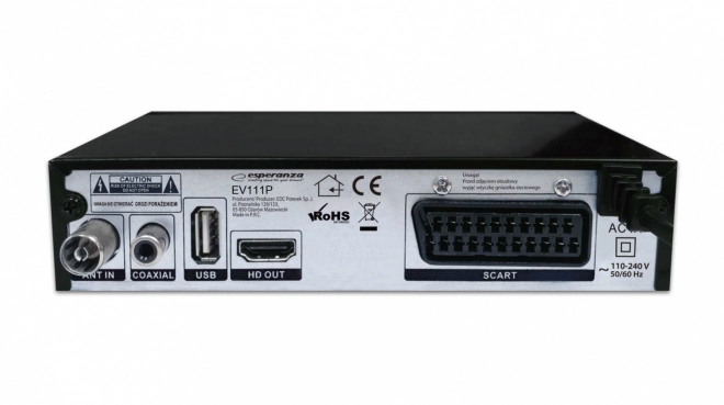 Decoder DVB-T2 H.265/HEVC Esperanza