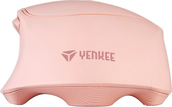 Mouse senza fili a batteria ricaricabile da 2,4 Ghz 6 pulsanti 2400DPI – Rosa