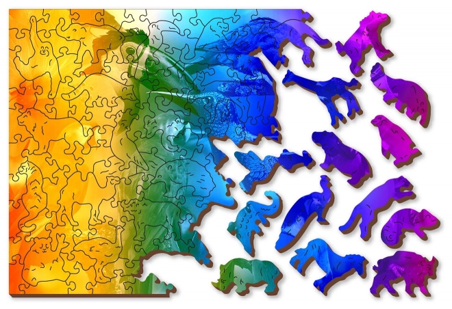 Puzzle in legno Paradiso degli uccelli