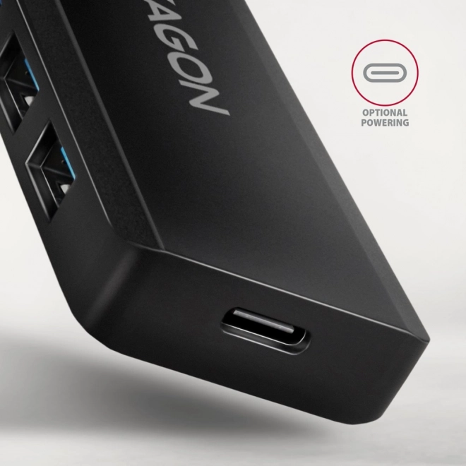 Axagon USB-C Hub 4-Port 5Gbps Travel with Power Delivery