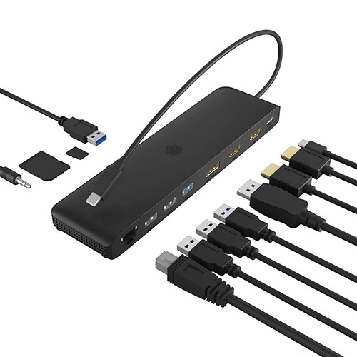 Portable USB-C Docking Station 12-in-1