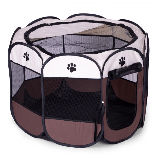 Stor stofbur, kennel, indhegning, seng til hunde og katte