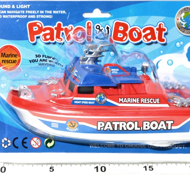 Motorový čln do vody 20 cm na batérie