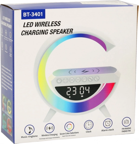 Sveglia, radio FM e altoparlante Bluetooth