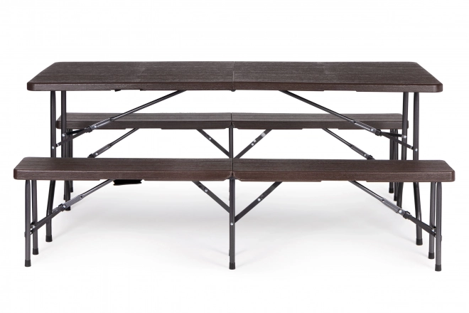 Catering Table and Benches Set by ModernHome
