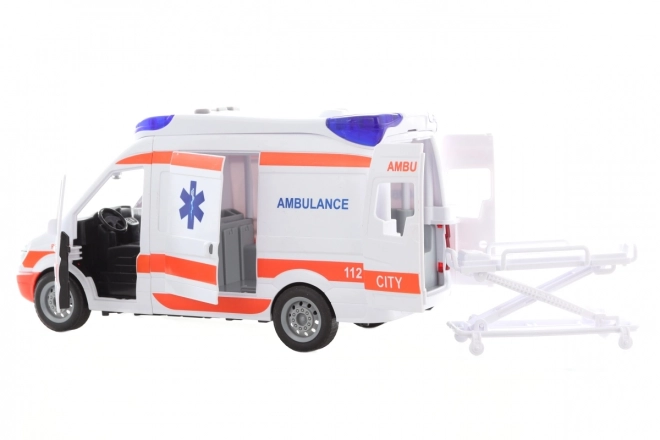 Ambulance Toy with Stretcher and Lights