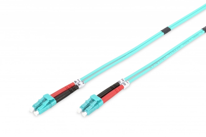 Fiber Optic Patch Cord LC-LC MM 50/125 OM3 Duplex 5m LSOH