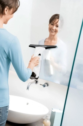 Snel drogen van spiegels en douches