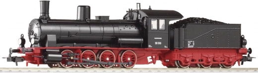 Authentic BR 55 steam locomotive with fine details