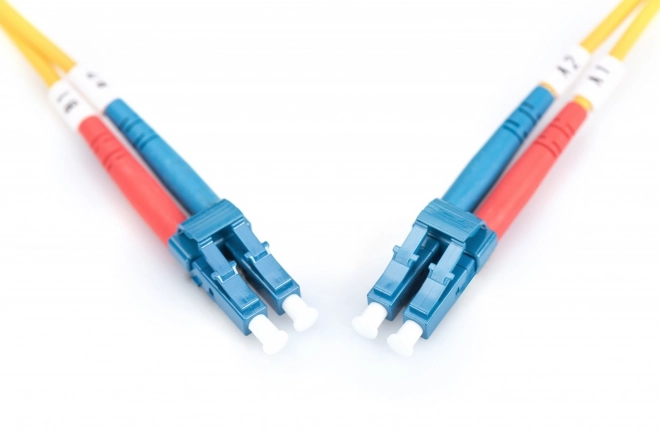 Cavo patch cord singlemode 09/125 OS2 LC-LC duplex 2m giallo