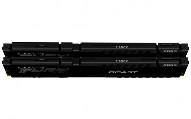 Kingston Fury Beast DDR5 Memory 32GB (2x16GB) 6400 MHz CL32 Black
