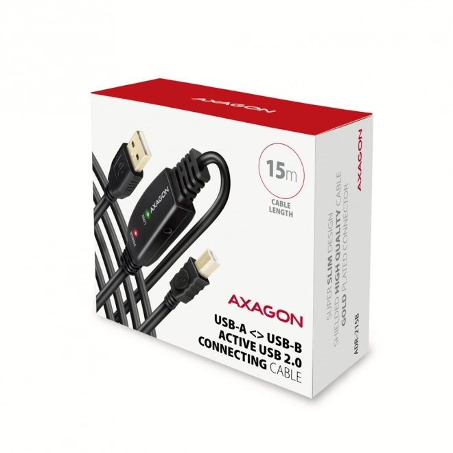 Axagon USB 2.0 Active Connection Cable 15m