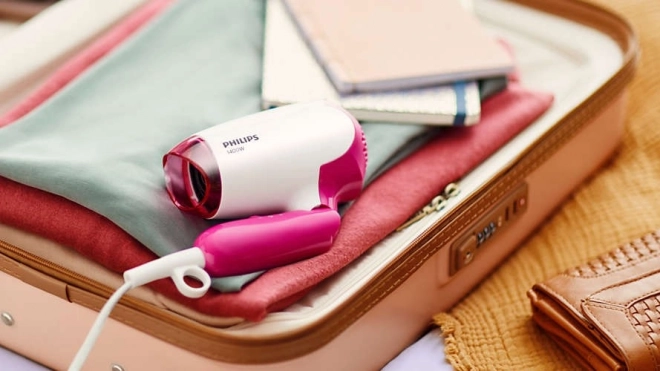 Portable Hair Dryer with Folding Handle