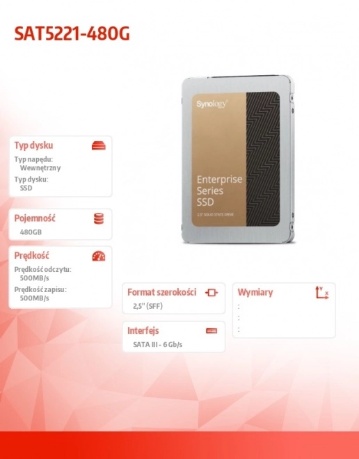 Enterprise SATA SSD 480GB 2.5 inch
