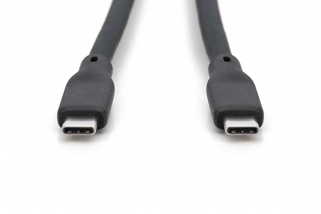 Silicone USB-C to USB-C Cable 40G 8K 240W 1m Black