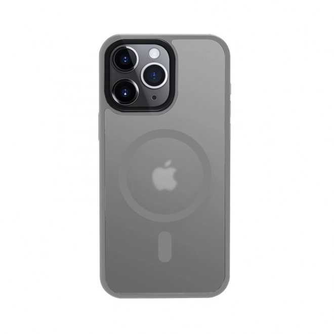 Hybrid Frost MAG Cover for iPhone 15 Pro with MagSafe Grey