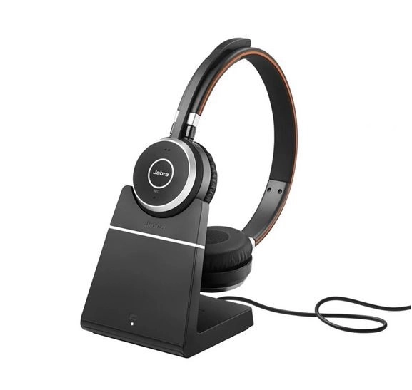 Wireless Jabra Evolve 65 Headset Stereo with Stand