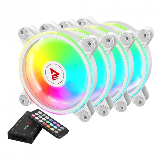 White 120mm ARGB Gaming Fan Pack
