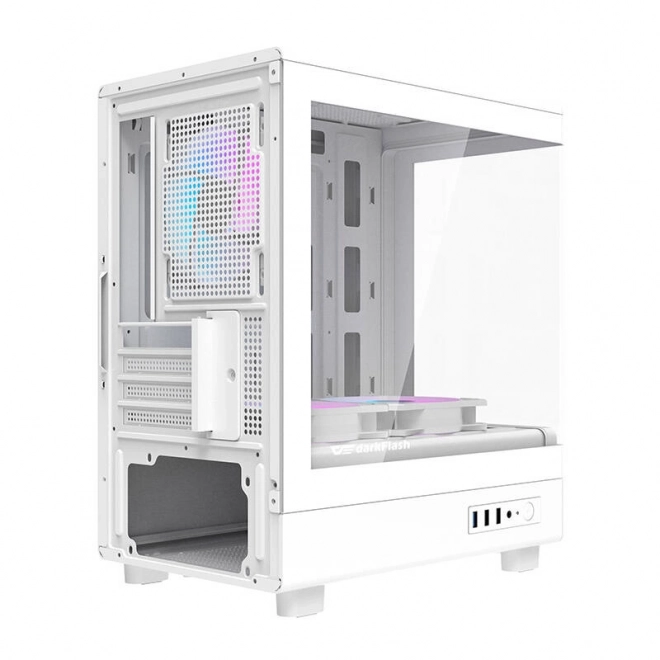 Computer case Darkflash with aRGB fans white