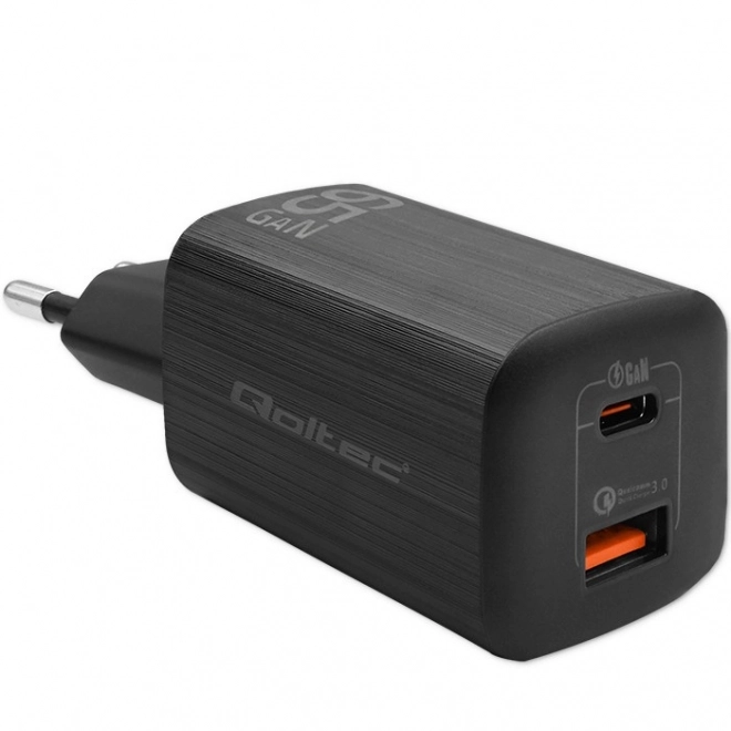 Ultra-Powerful GaN 65W Black Charger
