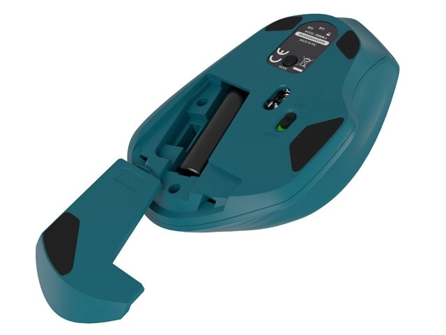 Wireless mouse Siskin 2 1600 DPI Bluetooth 5.0 + 2.4GHz – Blue
