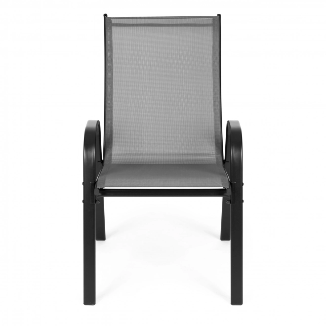 Set of Garden Chairs for Terrace, Balcony, Grey Color