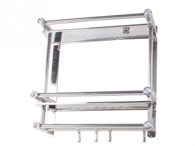 Organizer bagno sospeso con 2 ripiani