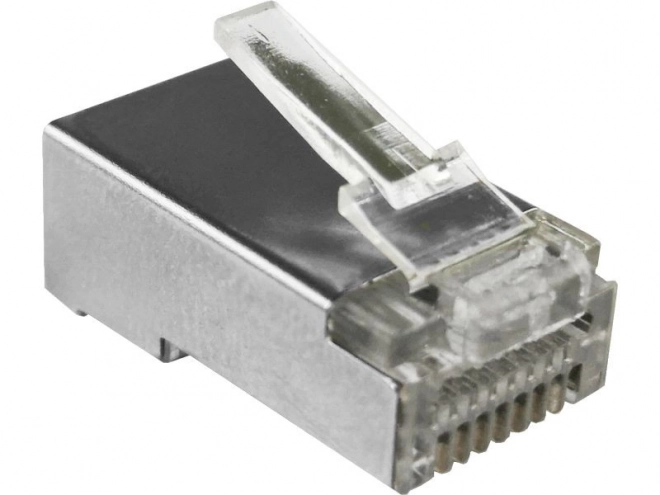 Through RJ45 Plug STP Cat.5e (100 pieces)