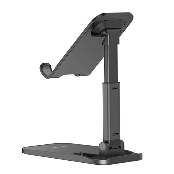 Supporto da scrivania per smartphone e tablet nero