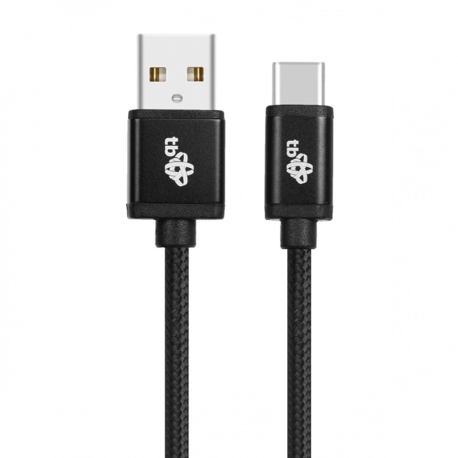 Kabel USB-USB C 1,5 m černý prémiový kabel