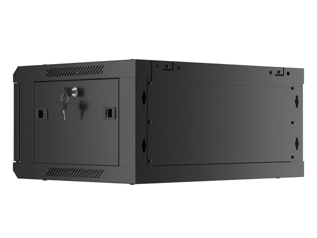Lanberg Hanging Server Cabinet 4U 19 Inch Perforated Doors Black