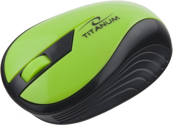 Titanum Wireless Optical Mouse Rainbow Green