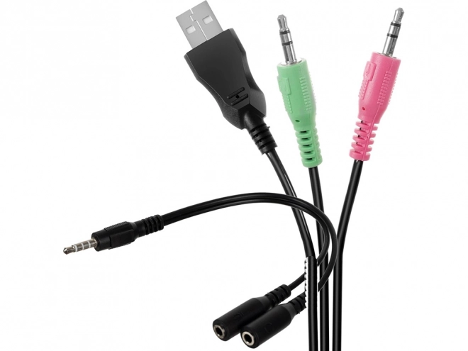 Wired Gaming Headphones with RGB LED and Microphone