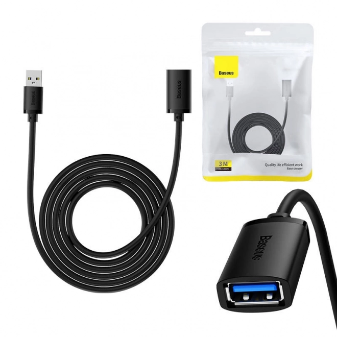 Usb 3.0 Extension Cable Black 3m