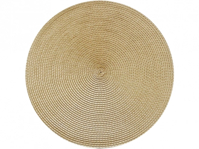 Round Woven Placemats Cream