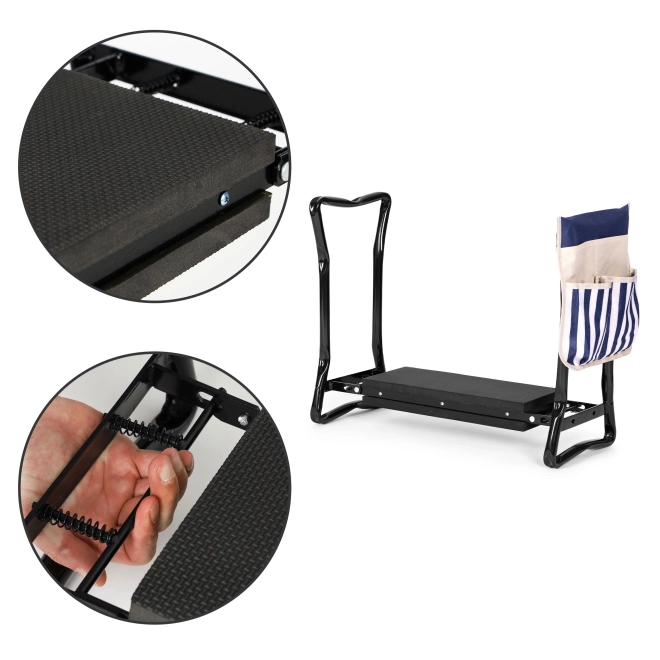 Folding Garden Stool 2-in-1