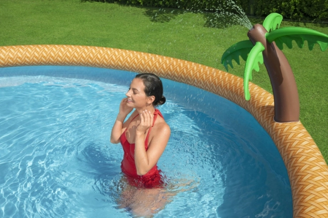 Inflatable Pool with Tropical Sprayer Bestway 457 x 84 cm
