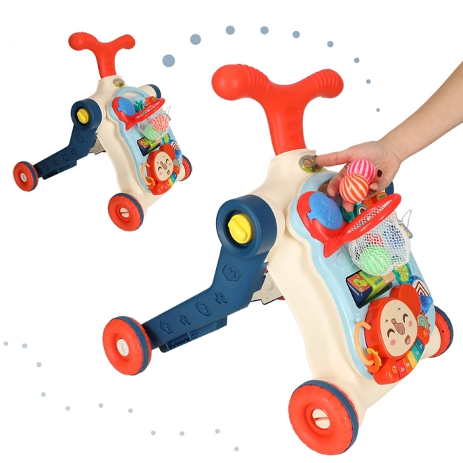 Girello multifunzionale per bambini e tavolo interattivo 5 in 1